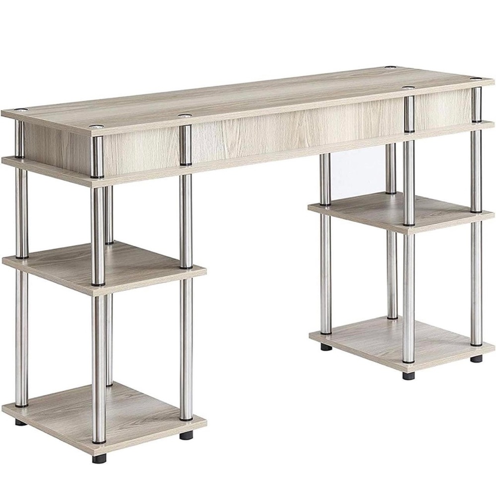 SELLING 2 DESKS 
SELLING 2 BLACK OFFICE CHAIRS (USED FOR A NAIL TECHNICIAN LAST)